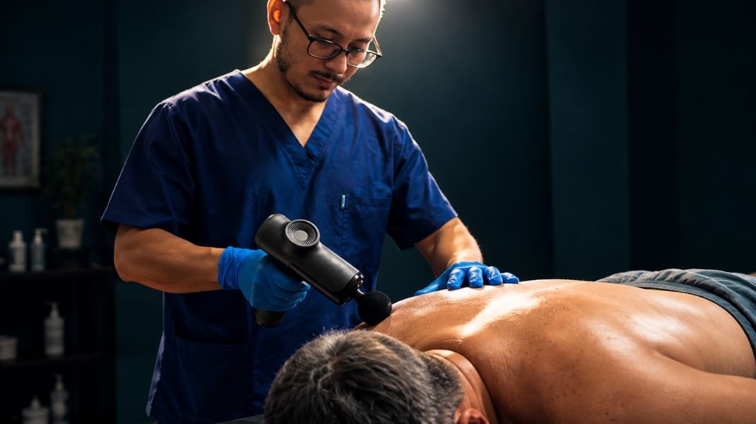 Terapia muscular con pistola de masaje2